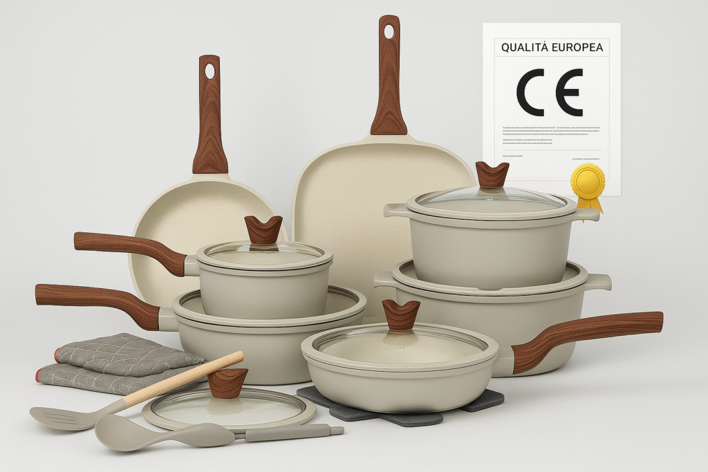 Set pentole antiaderenti premium induzione