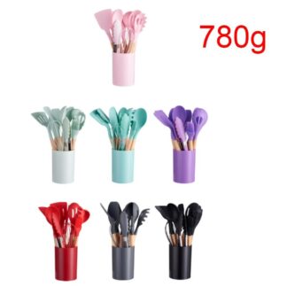 Emirad Morgan 12pcs silicon kitchen tools set 780g(with inner box weight)