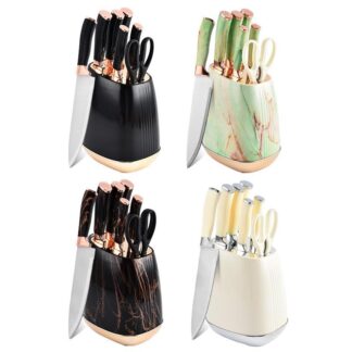 Emirad Morgan BD-703 (1.8+1.2) 7pcs knife sets Material: PP +3CR13+420 weight:1500G