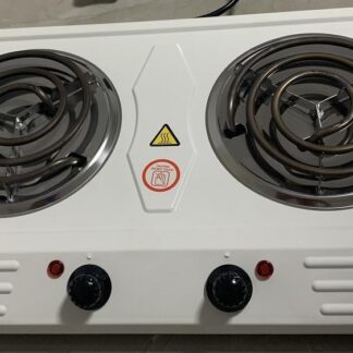 Emirad Morgan Double Hot Plate Electric Stove 2000W Galvanized (V3)