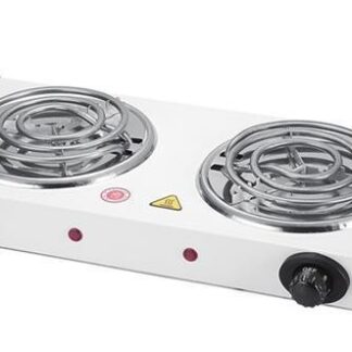 Emirad Morgan Double Hot Plate Electric Stove 2000W with Handles