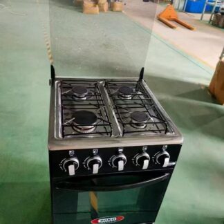 Emirad Morgan 4-Burner Upright Gas Cooker with Oven (Auto Ignition)