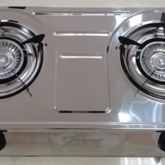 Emirad Morgan Stainless Steel Double Burner Gas Stove