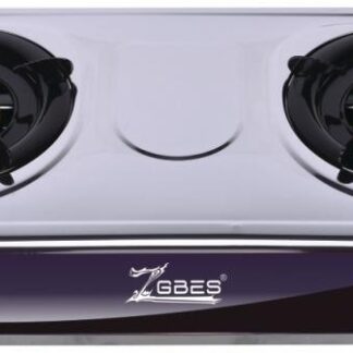 Emirad Morgan Stainless Steel Double Burner Gas Stove (V7)