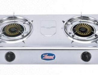 Emirad Morgan Stainless Steel Double Burner Gas Stove (V8)