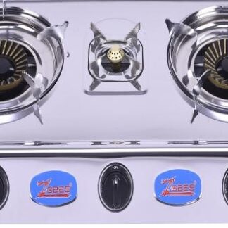 Emirad Morgan Stainless Steel Three Burner Gas Stove (V7)