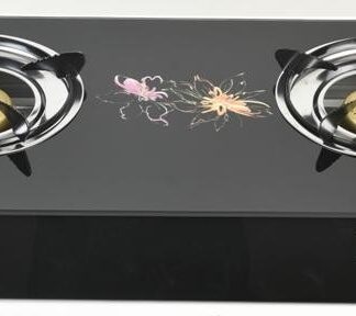 Emirad Morgan Glass Top Double Burner Gas Stove (V3)