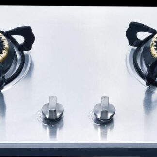 Emirad Morgan Embedded Stainless Steel Double Burner Hob