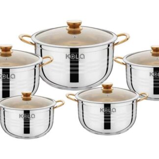 Emirad Morgan 32-34-36-38-40cm casserole with lid SS201 stainless steel