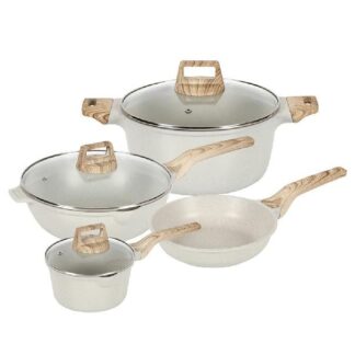Emirad Morgan 7pcs 18cm milk pan 20cm open fry pan 28cm casserole 28cm deep fry pan