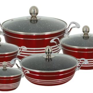Emirad Morgan 10pcs heavy pot sets (7.66kg) 20-24-28-32cm Casserole 26cm shallow