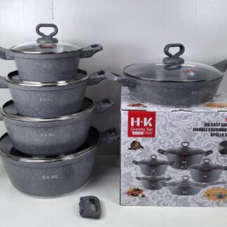 Emirad Morgan HK 10pcs pot set 20-24-28-32cm casserole/28cm deep fry pan