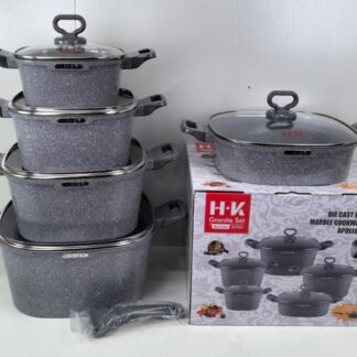Emirad Morgan HK 10pcs pot set 20-24-28-32cm casserole/28cm shallow casserole