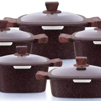 Emirad Morgan HK 10pcs pot set 20-24-28-32cm casserole/28cm shallow casserole Induction