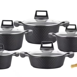 Emirad Morgan 12pcs cookware set fire bottom