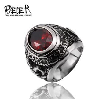 Men's Stainless Steel Ring – 040
